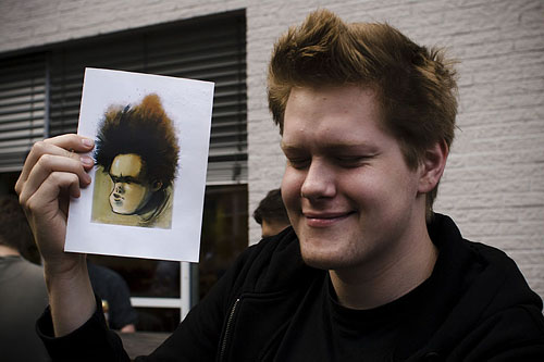 trygve and his potrait